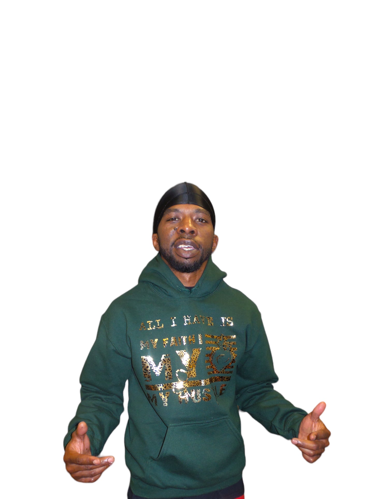 All I Have Is.. Forest Green/Leopard (Hoodie)