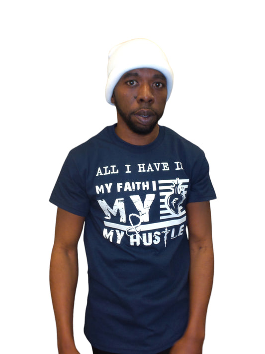 All I Have Is.. Navy/White (T-Shirt)